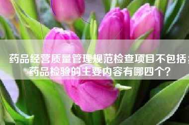药品经营质量管理规范检查项目不包括；药品检验的主要内容有哪四个？