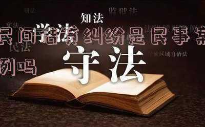民间借贷是合同纠纷(法斗士：民间借贷属于借款合同纠纷吗？)
