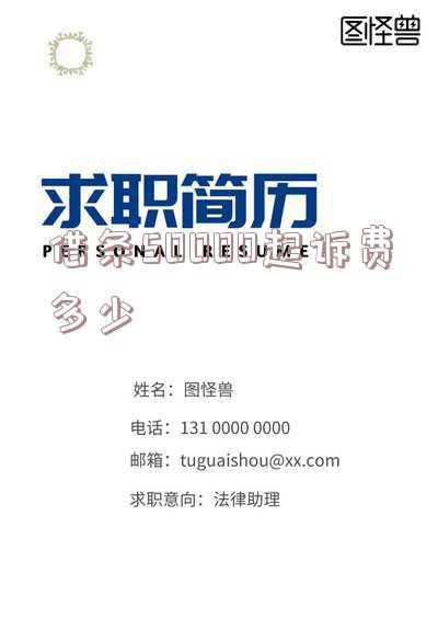 借条20000起诉费多少(借条公证费用怎么收取)