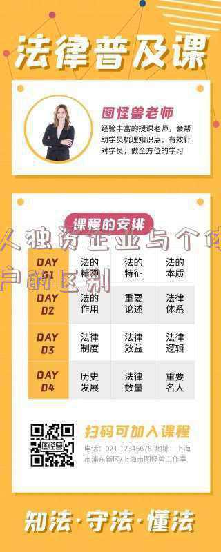 个人独资企业与个体工商户的区别是哪些?(个人独资企业与个体工商户的区别表格)