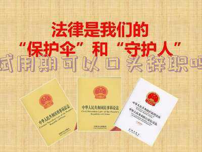 试用期可以口头辞职吗,不办理离职手续,试用期内离职可以不办离职手续吗