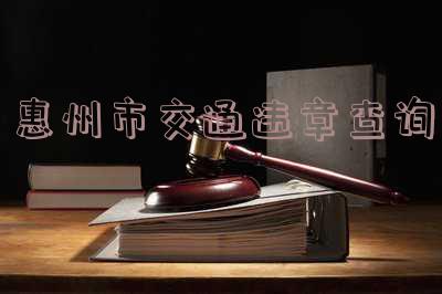 惠州交通违章查询系统-惠州违章查询网官方网站