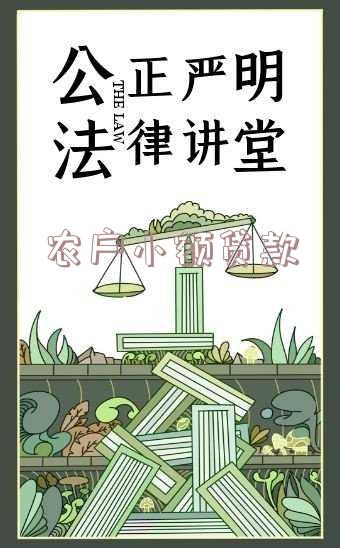 农户小额贷款