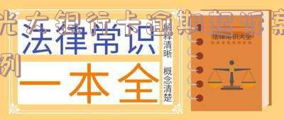 光大银行起诉了怎么办,光大银行起诉了怎么办存了四年利息还了100万