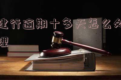 建行逾期十多天怎么处理