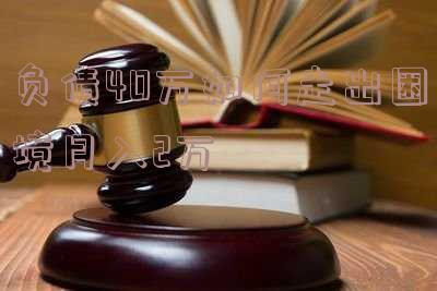 负债40万如何走出困境月入2万以上-负债40万如何走出困境月入2万以上的人