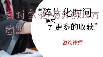 支付宝花呗欠款12万逾期