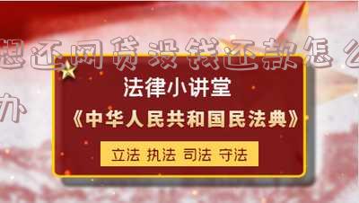 网贷没钱还了要怎么妥善处理,网贷没钱还了要怎么妥善处理呢