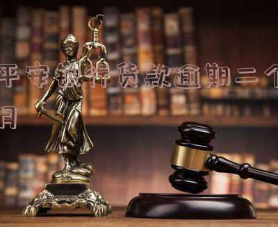 平安银行货款逾期二个月