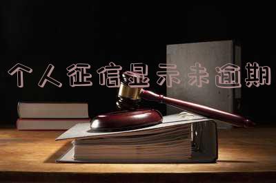 个人征信显示未逾期