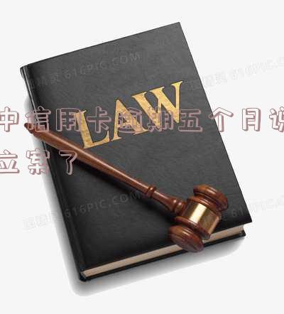 中信用卡逾期五个月说立案了吗,中信用卡逾期五个月说立案了吗是真的吗