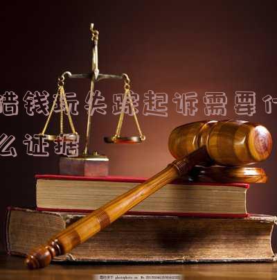 借钱玩失踪起诉需要什么证据