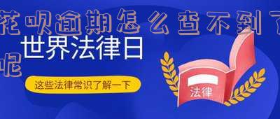 花呗逾期怎么查不到了呢