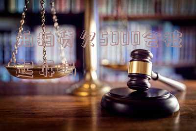 拍拍贷欠5000会被起诉吗-拍拍贷欠5000会被起诉吗知乎
