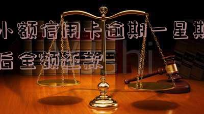 信用卡小额逾期 信用卡小额逾期影响征信吗