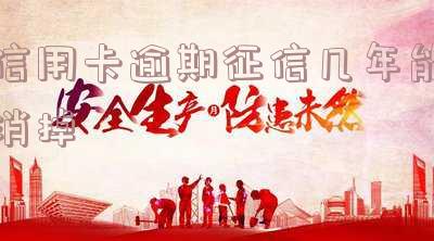 信用卡逾期征信几年能消掉吗「征信中信用卡逾期多久可以不算」