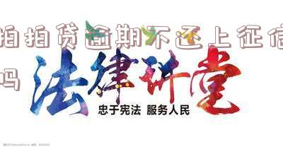 拍拍贷逾期不还上征信吗