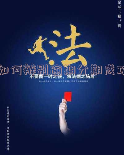 如何辨别逾期分期成功没有及查看分期逾期记录