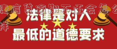 捷信贷款不还会有什么影响,包括上征信和失信名单,是否涉及刑事案件?