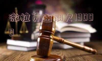 微粒贷逾期欠13000