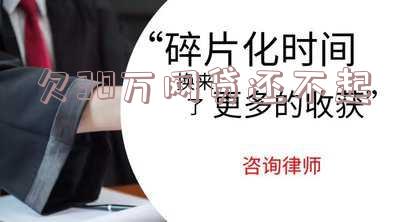 欠30万网贷还不起
