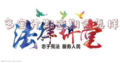 多宝分期会上征信吗?安全?逾期?