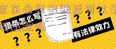 京东白条出账后可以最低还款吗,安全吗,怎么还?