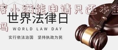 度小满只能还不能借,不能还款