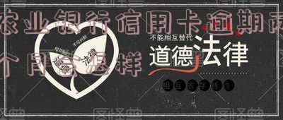 农业银行信用卡逾期两个月会怎样