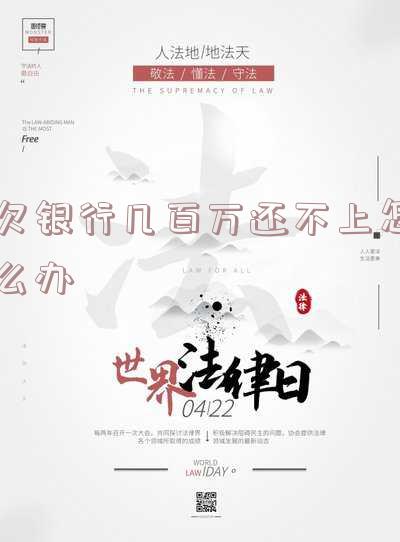 欠了银行几百万无力偿还将面临法律制裁