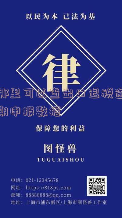 出口退税超期申报数据查询