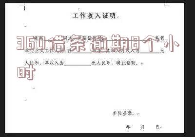 360借条逾期8个小时