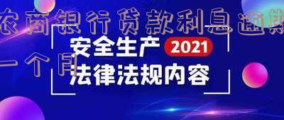 农商行贷款逾期半个月后果及再次贷款条件