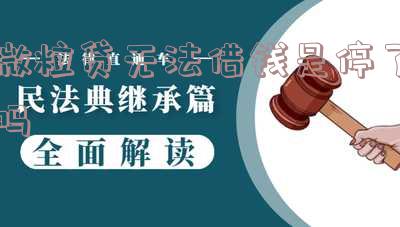微粒贷不能借钱了,恢复时间和微众银行的借款途径