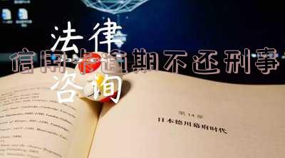 信用卡逾期不还刑事责任如何处理?