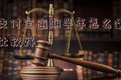 支付宝逾期半年怎么还比较好
