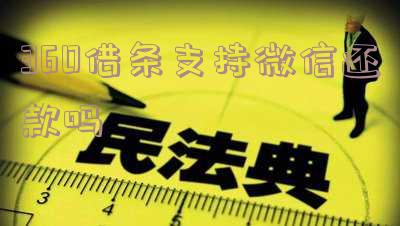 360借条支持微信还款吗