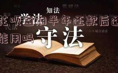 花呗逾期后半年还清了多久能恢复使用资格