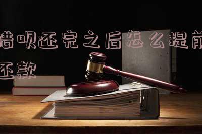 借呗提前还完款后额度消失,如何恢复?