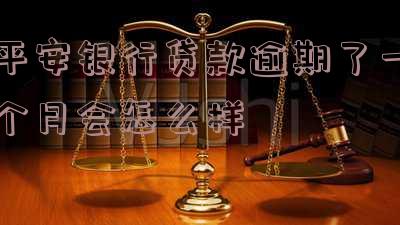 平安银行贷款逾期几个月会被起诉,且逾期多久会体现在征信上?