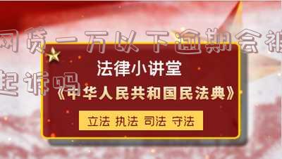 网贷一万以下逾期会被起诉吗