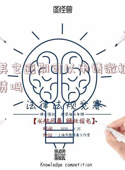 其它逾期可以申请微粒贷吗