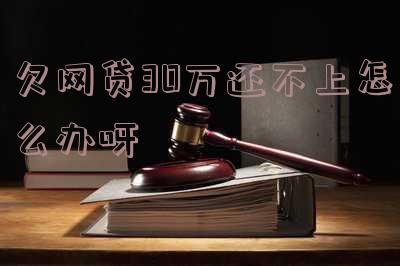 欠网贷30万不还会怎么样,欠网贷30万还不上怎么办,欠网贷30多万实在还不起了