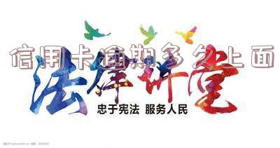 信用卡逾期多久会上征信?信用卡逾期多久会被起诉?