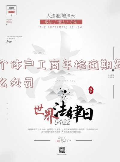 个体户工商年检逾期怎么处罚-个体户工商年检逾期怎么处罚的