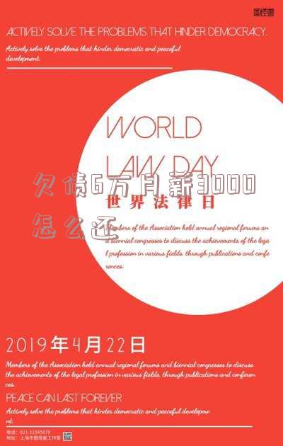欠六万月薪三千:如何还款?房贷、其他债务应如何处理?