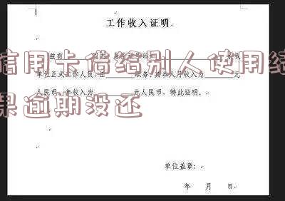 如何处理将信用卡借给他人使用但对方未偿还的情况？