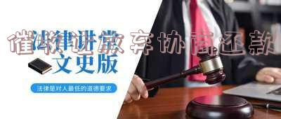 催收要求放弃协商还款，如何应对？