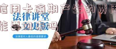 信用卡逾期产生的费用能要回来吗安全吗，信用卡逾期产生的费用能否追回？探讨安全性问题