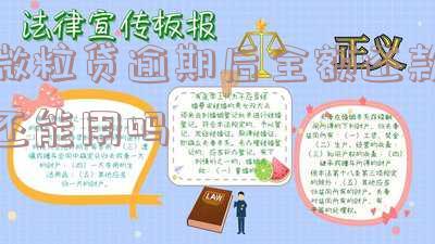 微粒贷逾期后还款，能否继续使用及再借款？